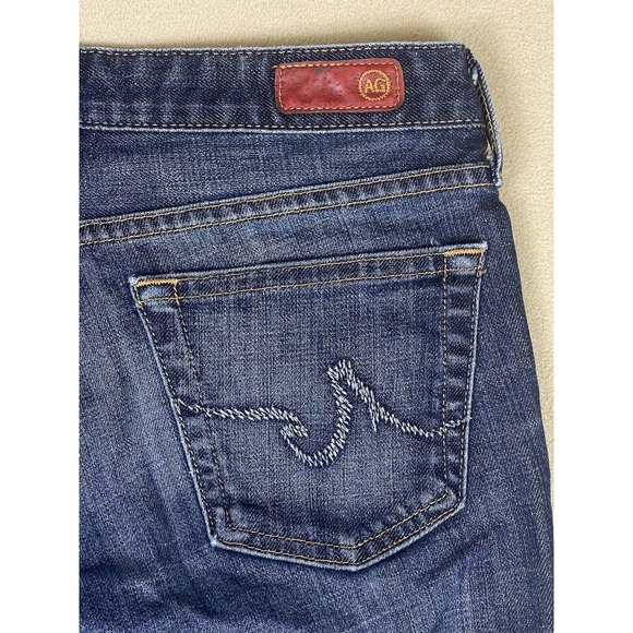 AG Adriano Goldschmied Womens 26R Jeans The Club Flare Leg Blue Denim - Picture 11 of 13